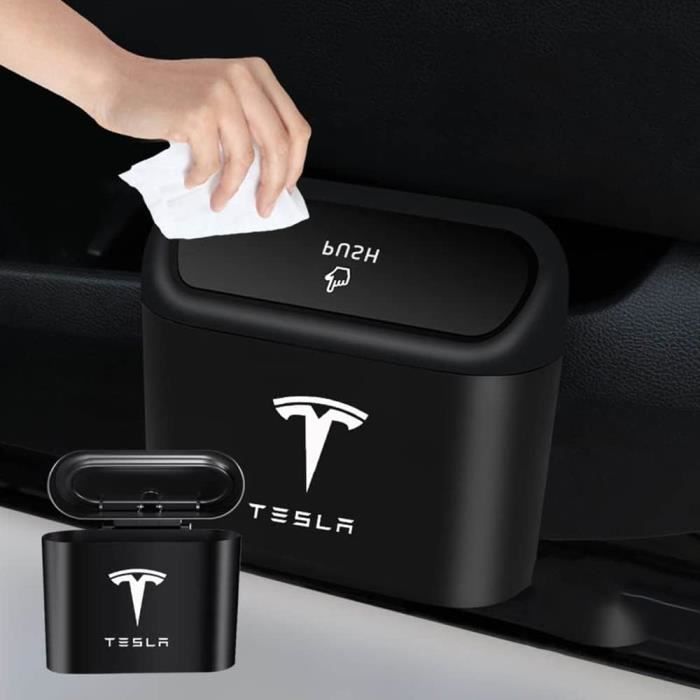 Sac poubelle de voiture étanche à absorption magnétique, pochette de  rangement suspendue pour siège arrière, accessoire de voiture pour Tesla  modèle 3/Y - AliExpress