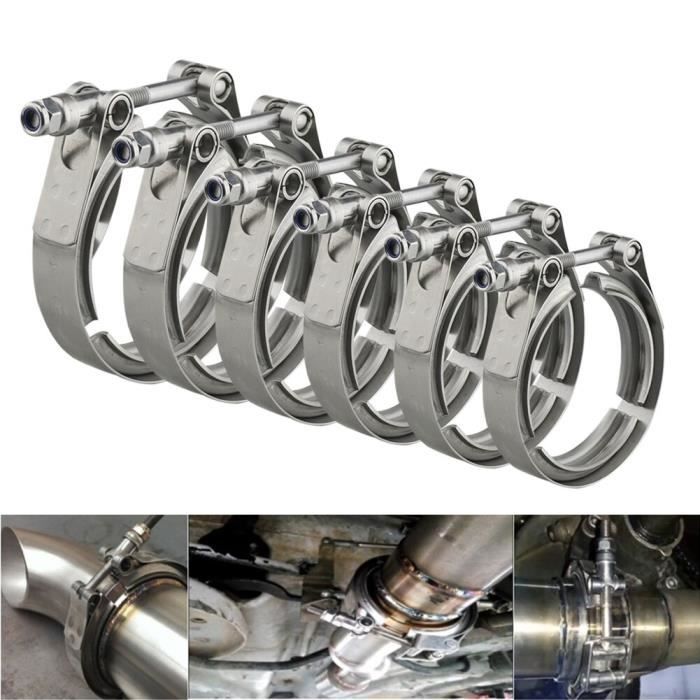 Pièces Auto,Collier de serrage v-band 2 -2.25-2.5 -2.75-3  -3.25,collier de serrage en acier inoxydable pour tube - Type MULTI
