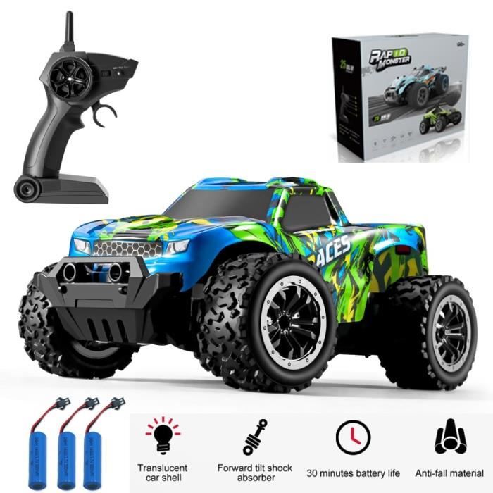 Voiture Télécommandée 4WD Voiture RC Tout Terrain de Voiture RC Monstre Voiture Télécommandée 4WD Voiture RC Tout Terrain de Voiture RC Monstre