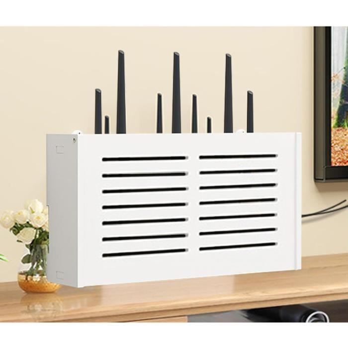Etagere Pour Decodeur Et Box Rangement Box Internet Support Mural Boîte ...