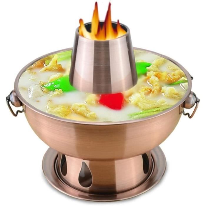 Pot Au Feu Chinois Fondue Chinoise 1 8 Litres En Acier Inoxydable pot-au-feu-chinois-fondue-chinoise-1-8-litres-en-acier-inoxydable