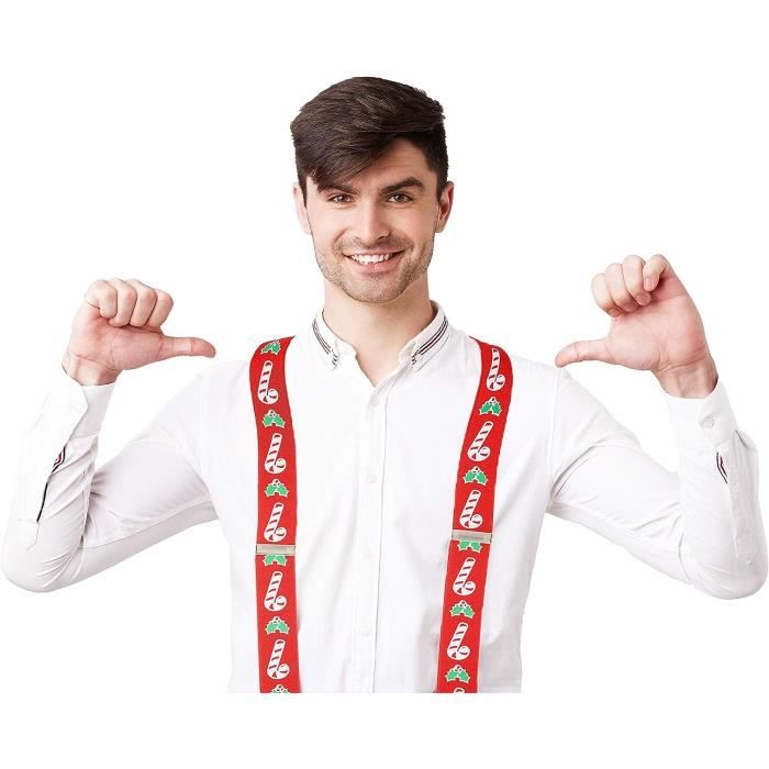 REDSTAR FANCY DRESS Bretelles Homme Rouge Red Taille S239 Cdiscount Pret a Porter