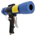 Cuque pistolet à calfeutrer Pistolet à colle en verre pneumatique Q3 310ML Pistolet à silicone à vitesse réglable-2