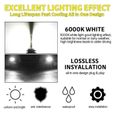 MOMOTOU 4 X Ampoule LED H7 - 4x30W 26000LM 6000K Blanc Phares pour Voiture et Moto - Remplace les Lampes Halogènes et Xénon-2