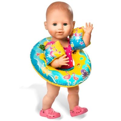 Baignoire Pour Poupée Heless Taille L - 51 X 27,5 X 16 Cm, Bleu Ou Rose - Jouet Pour Fille Jeu D'imitation - 3