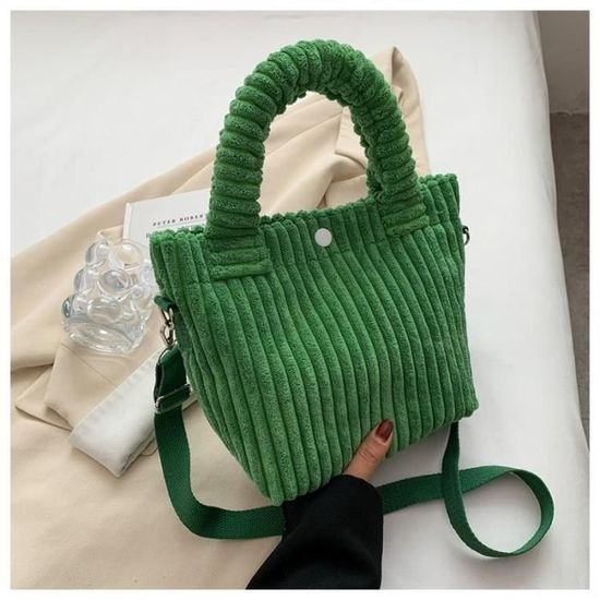Vert Sac Main En Velours C tel Pour Femmes D contract