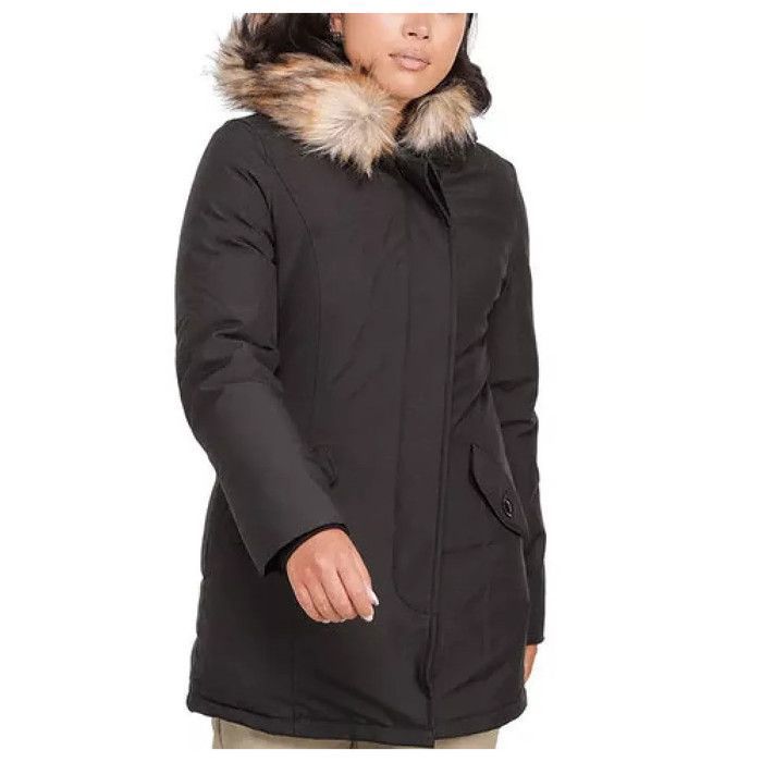 Parka Helvetica LAURA Noir Cdiscount Prêt-à-Porter