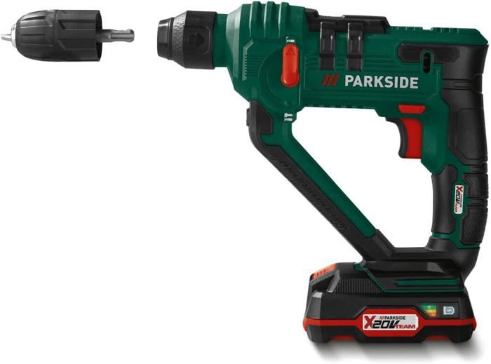 PARKSIDE® MARTEAU PERFORATEUR sans fil avec SDS-plus PBHA 12 A1, 12 V PARKSIDE® MARTEAU PERFORATEUR sans fil avec SDS-plus PBHA 12 A1, 12 V