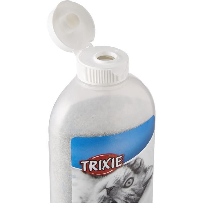 Maison de toilette pour chat Trixie Désodorisant de litière fraîcheur  Simple'n'Clean, poudre de bébé, 750g
