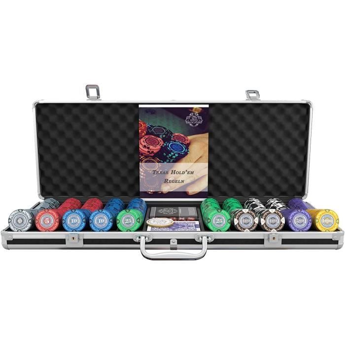 Lot de 250 jetons de poker Plastique Lot de 250 jetons de poker Plastique