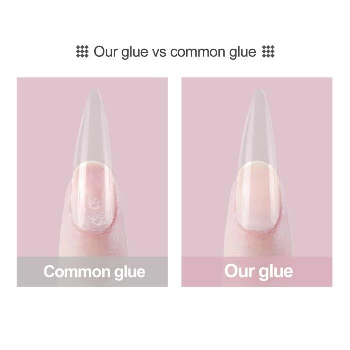 Colle Forte Pour Faux Ongles Gel - 15ml - Neuf - Adhésif Press On