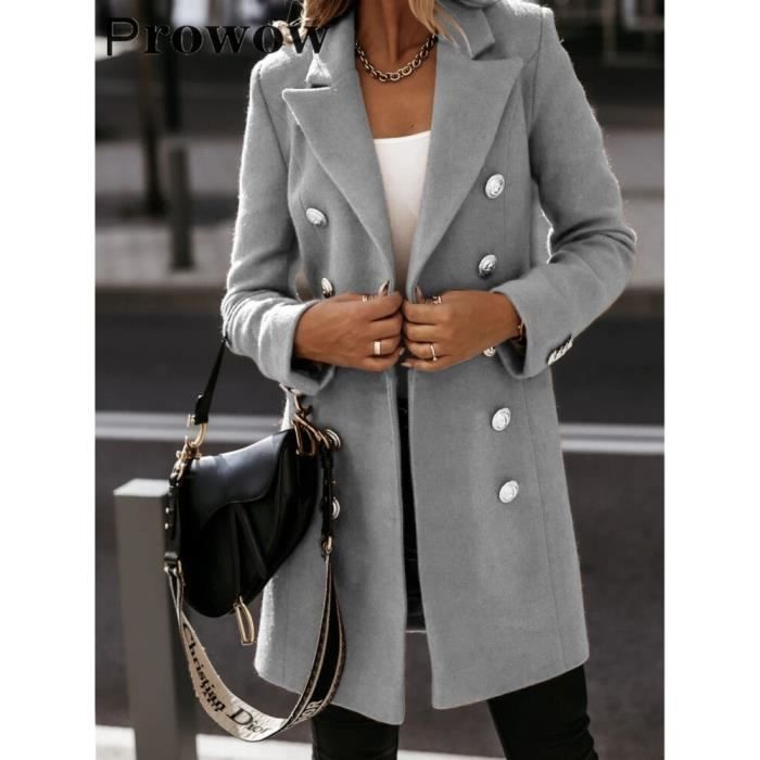 Manteau hiver femme hotsell gris
