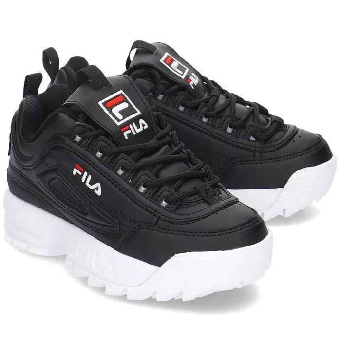 Fila disruptor noir semelle blanche outlet