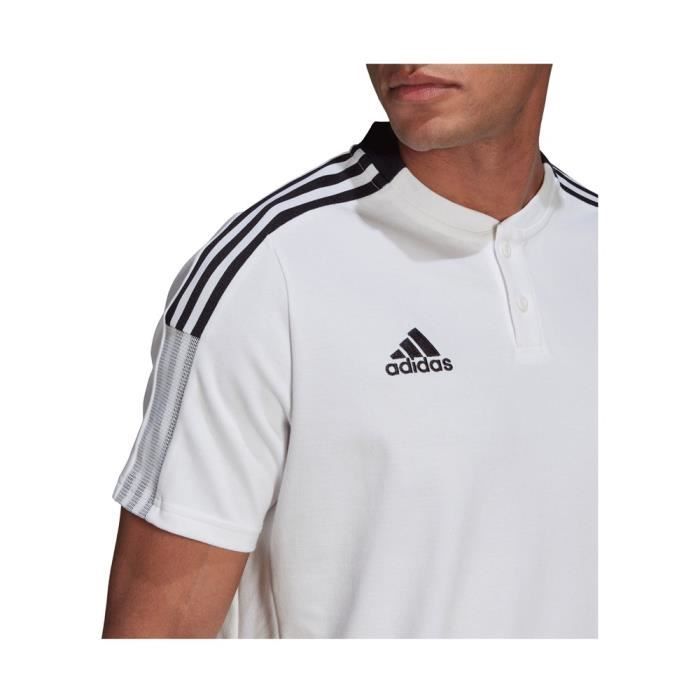 Polo blanc deals adidas