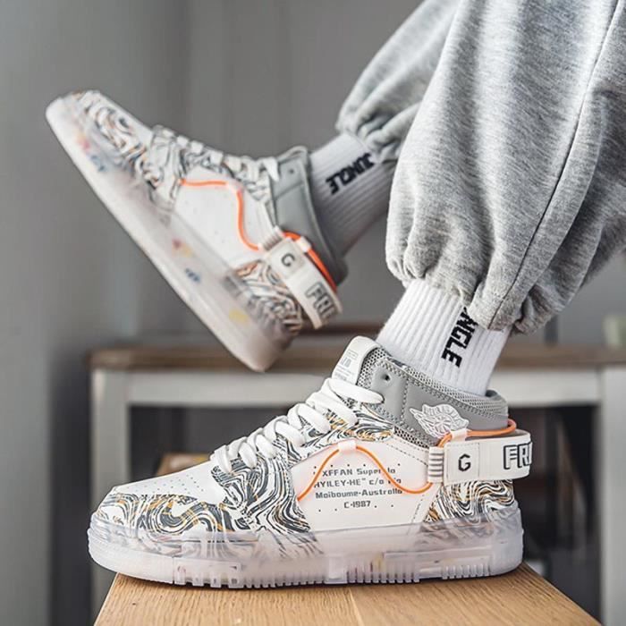 Basket shop respirante homme