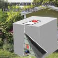 Bache pour Cuve 1000L IBC, 420D Réservoir d'eau Couvercle, Anti-UV Anti-poussière Couverture Container Réservoir IBC-3