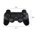 Noir -Manette sans fil Bluetooth pour PS3 manette Console Controle pour PC pour  PS3 manette pour Playstation 3 Joypad accessoire-3