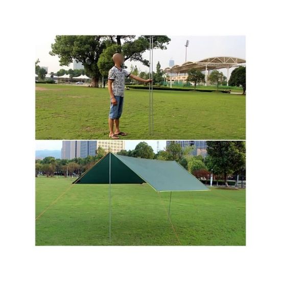 2pcs 2m Tige Exterieure De Poteau De Tente Tente Barre Tente Kit De Cadres D Auvent Pour Faire Du Camping Prix Pas Cher Cdiscount