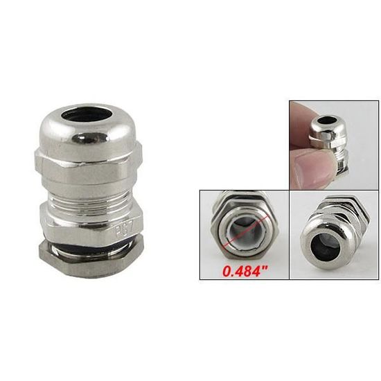 Presse Etoupe Etanche Pg7 En Acier Inoxydable Pour Cable De 3 A 6 5mm
