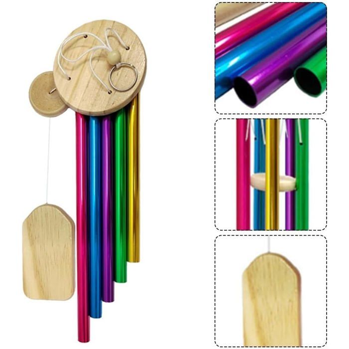 Kit électronique DIY – Carillon à Vent Oscillant à LED – 4,5-5V CC – Projet De Soudure Avec Boîtier Acrylique – Pour Débutants