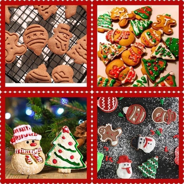 Lot D'emporte-pièces Plastique – Thème Noël – Occasion
