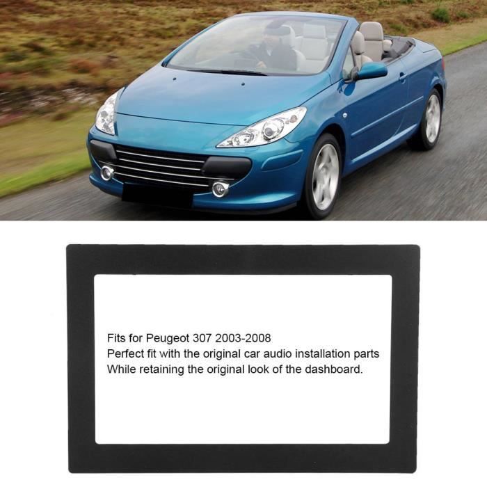 Dkmus Façade D'autoradio Double DIN Radio Installation Stéréo Dash Kit