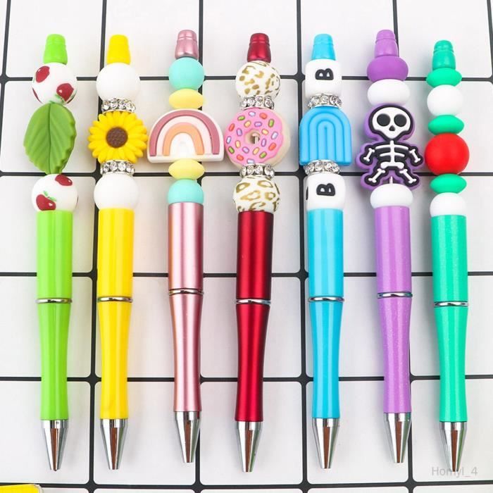 20x stylos à billes bricolage cadeau Cool stylo à bille à fournitures  d'écriture pour enseignant journal dessiner enfants rose