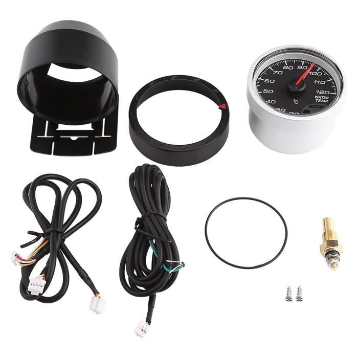 Jauge température de l'eau Capteur Moto Voiture Thermomètre indicateur  20-120 ℃ HB035 - Cdiscount Auto