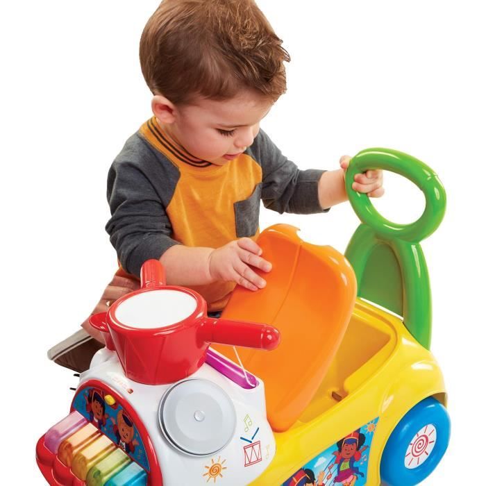 PORTEUR FISHER PRICE PIANO ET TAMBOURIN JAKKS 460349 Cdiscount Jeux Jouets