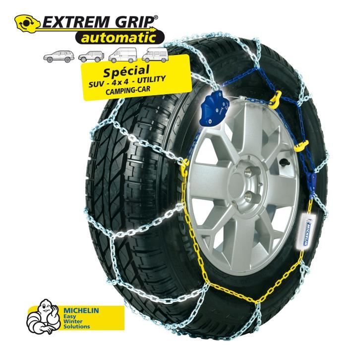 MICHELIN Chaines à neige Easy Grip 4x4 N°X12 - Cdiscount Auto