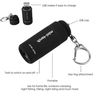 Mini lampe torche porte-clé Rofis ER3A - 120 lumens