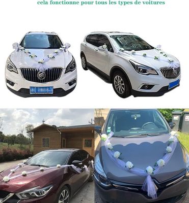 Voiture de Mariage de Ruban, Kit Decoration Voiture Mariage Fleurs Artificielles Papillon Ruban Décoration de Voiture de Mariage Guirlande Rose Déco de Voiture pour Fête de Mariage Voiture de Mariage de Ruban, Kit Decoration Voiture Mariage Fleurs Artificielles Papillon Ruban Décoration de Voiture de Mariage Guirlande Rose Déco de Voiture pour Fête de Mariage