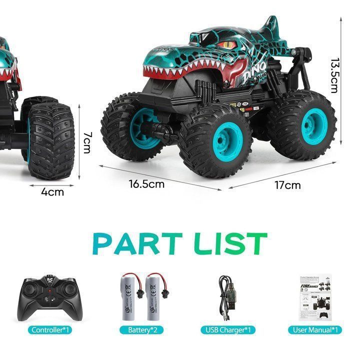 X-Verse SG206PRO Voiture RC 1:20 – Moteur Carbone, 4WD Tout-terrain, 3 Batteries Offertes