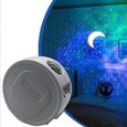 Amorus Lampe De Projecteur Veilleuse Noir LED Lune Nuit Étoilée Onde Dynamique Lumière Pour Bébé Chambre Enfant-0