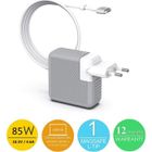 ANTCOOL 85W Adaptateur Secteur avec connecteur MagSafe 2 T- Fonctionne avec 45W / 60W / 85W MacBooks -11/13/15/17 - Compatible avec Les Mac