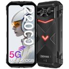 Téléphone portable Incassable DOOGEE V MAX PLUS 5G 12Go + 512Go 6.58" FHD+ 120Hz Grande batterie 22000mAh/Android 14/NFC+GPS - Noir