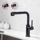 Mitigeur Cuisine Noir - LONHEO - Douchette Extractible - 2 Modes Sortie d'Eau - Rotatif à 360°