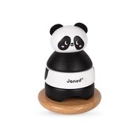 Jouet d'éveil en bois - Janod - Culbuto Panda - Noir - Mixte - Dès 12 mois