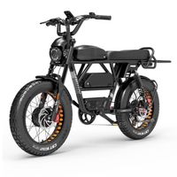 LANKELEISI x-black Knight 2000W vélo électrique à double moteur gros pneu, batterie 45Ah, 7 vitesses, gros pneu 20*4.0 CST