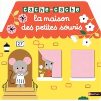Nathan - Cache-cache la maison des petites souris - Un grand livre anime avec des flaps en feutrine - livre d'eveil pour 217x211