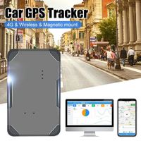 Traceur GPS 4G Mini - QINGQUE - Batterie 6000mAh - Localisateur sans fil à communication réseau complète - Blanc