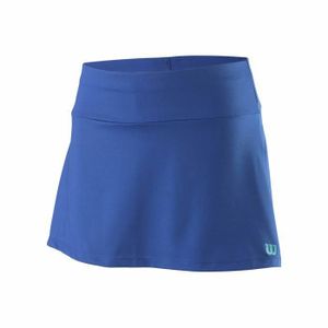 JUPE Wilson - WRA798002SM - Fille Jupe, Competition 11 Skirt II, Polyester/Spandex, Bleu (Mazarine Blue), Taille XS, WRA798002XS