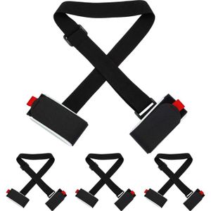 Skeu Skeu Attaches Réglables Pour Skis - Sangles Nylon/EVA, Légeres, Pour Transport Et Stockage