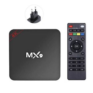 RÉCEPTEUR - DÉCODEUR   2GB-16GB - Bouchon UE - Boîtier Smart TV MX9 pour 