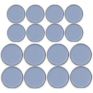 Bleu 22mm Vis en Téflon,Patin de Tapis PTFE,Patins de Meubles Carrés en Téflon,Patins en Feutre pour Chaises,pour Déplacer Facilement Des Meubles Lourds Hnavery Patin Glisseur Meuble,30 Pièces 22