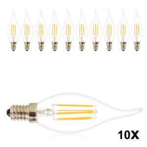 AMPOULE - LED Ampoule LED 4W Blanc Chaud - Culot E14 - 10 Pcs - 450 Lumens - Longue Durée de Vie