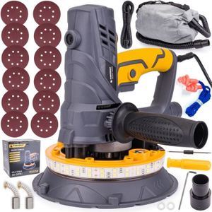 Ponceuse De Vide De Cloison Seche 800w Vitesse Variable Electrique Avec La Lumiere Led Achat Vente Ponceuse Polisseuse Ponceuse De Vide De Cloison Cdiscount