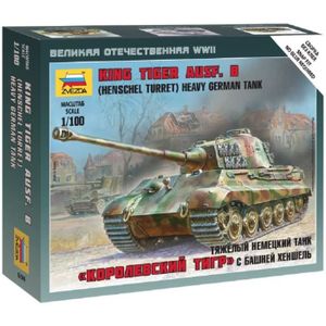 ACCESSOIRE MAQUETTE Maquette de char militaire Zvezda Tiger Z6204 - Kits de modélisme - Plastique - 1:100