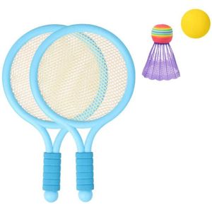 Toyrific Kids 2 joueurs extérieur jardin jeux amusants Fluo Tennis Badminton Raquette Set 