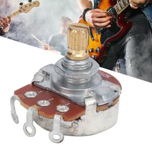 POTENTIOMÈTRE Potentiomètres de guitare Pot conique de Volume Audio pour accessoires d'instruments de musique basse électrique